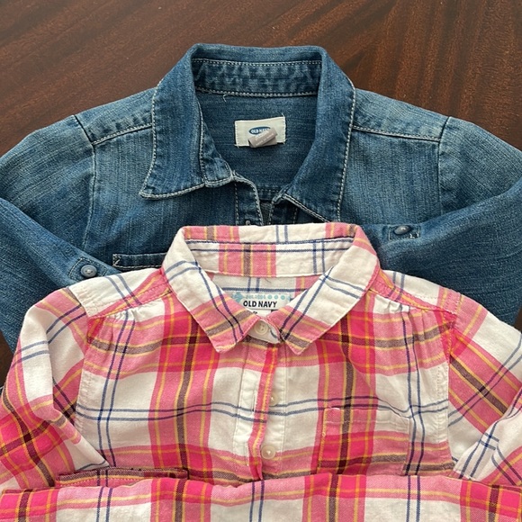 Girl’s button down shirts size XS (4-5) - Picture 1 of 9